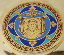 Solid silver gilt antique French Gothic Chalice.